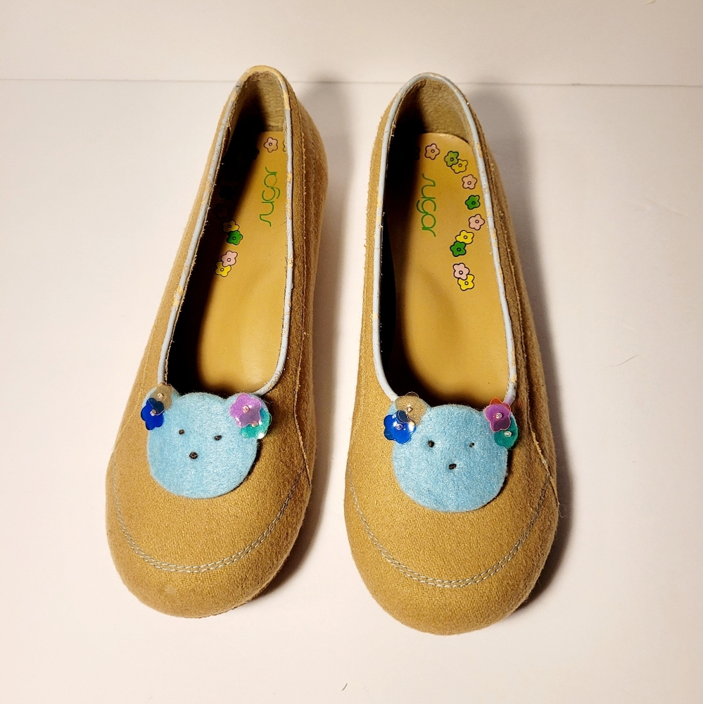 Vintage Sugar Wedge Shoes